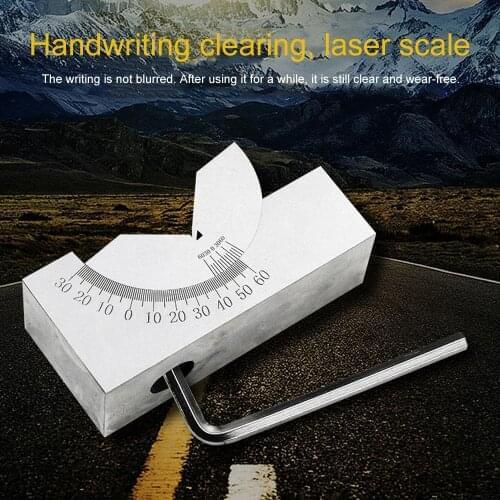 Precision Gauge Micro Milling Setup Adjustable Angle V Blocks 0~60 Degree with Wrench Measuring Tools for Carpenter AP25