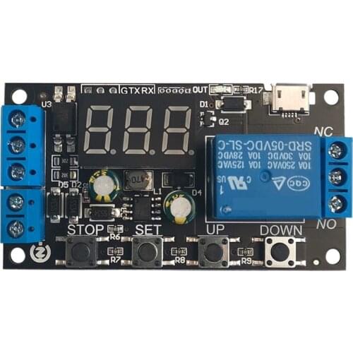 ZK-TD2 5V12V24V Digital LED Display Timer Relay Switch Module