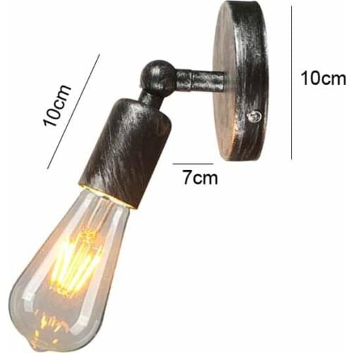 Retro Iron Art Wall Lights Led Industrial Metal Wall Lamps for Bedroom Bedside Living Room Balcony Corridor Home Decor Sconces