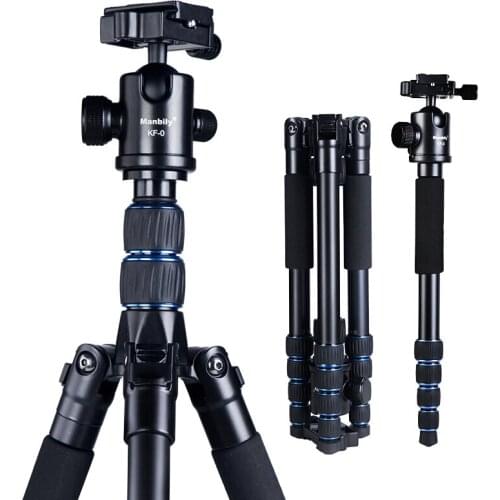 Manbily AZ-320 Professional Photography Stand Digital SLR Camera Tripod Attached High Quality Ball Head