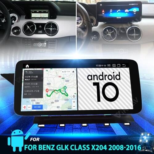 12.3inch android 10 Eight Core Car Player for Mercedes benz GLK Class X204 2008-2016 GPS Navigation DVD multimedia radio