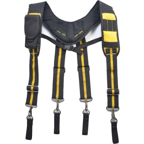 X-shaped multifunctional tooling harness that can hang tool bags to reduce the load WORK TOOL