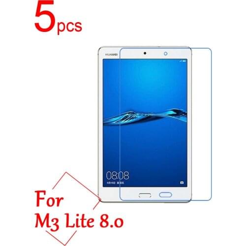 5pcs Ultra Clear/Matte/Nano anti-Explosion LCD Tablet Screen Protector Cover For Huawei MediaPad M3 lite 10 8.0 Protective Film