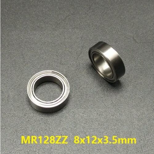 100pcs/500pcs MR128ZZ MR128 ZZ L-1280ZZ Deep Groove Ball Bearing 8x12x3.5 mm Miniature Mini MR128Z 8*12*3.5mm 678ZZ