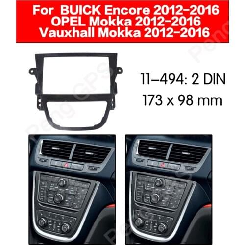 2 DIN Car Radio stereo Fitting installation adapter fascia For Buick Encore, OPEL Mokka, Vauxhall Mokka 2012-2016 frame Audio