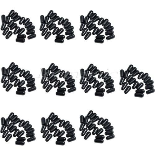 200 Sets Switch Cap Toggle Tip Knob Black for Electric Guitar Replacement Guitar Parts