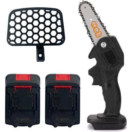 21V Lithium Battery(Two) Portable Electric Pruning Saw Rechargeable Small Electric Saws Woodworking One-handed Electric Saw