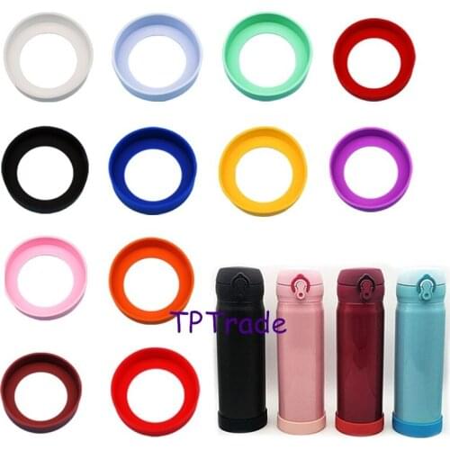 Protective Silicone Coasters 60mm 65mm 70mm 75mm for 30oz 20oz Vacuum Tumbler Travel Mug Water Bottle Cup Bottom Cover W0117