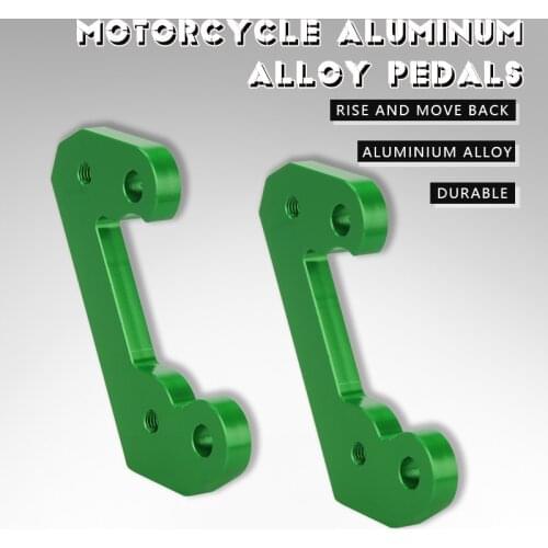 Motorcycle CNC Aluminum Rearset Base Foot Pegs For Kawasaki Ninja 250 400 Ninja250 Ninja400 Z400 Z 400 2018 2019 2020