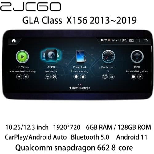 Car Multimedia Player Stereo GPS DVD Radio Navigation Android Screen for Mercedes Benz GLA Class X156 GLA180 GLA200 GLA220 GLA45