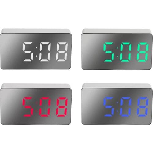Large Digital Alarm Clock Snooze Time Bedroom Bedside Watch 3'' Clocks