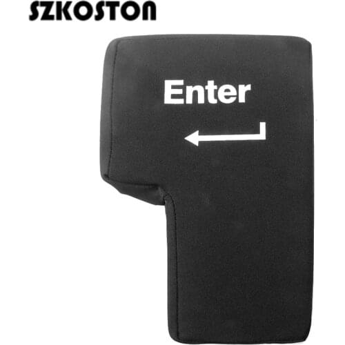 SZKOSTON Big USB Enter Key Anti Stress Button Decompression Computer Any Vent Pillows Button Desktop Pillow For Programmer Hot