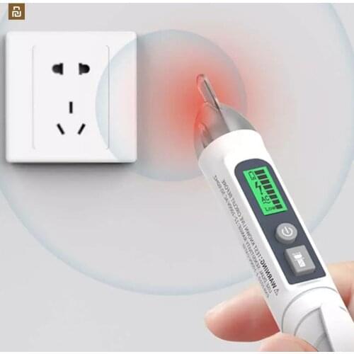 Duka Smart Non-contact Tester Pen Socket Detector Sensor 12-1000V Electric Indicator Leakage Line Breakpoint Test Safe Contact