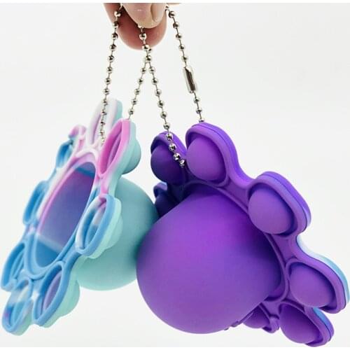 Flip Octopus Toys Keychain Pendant Cute Octopus Doll reversible Toy Soft Double-sided Flip Children boys Girls Home Decoration