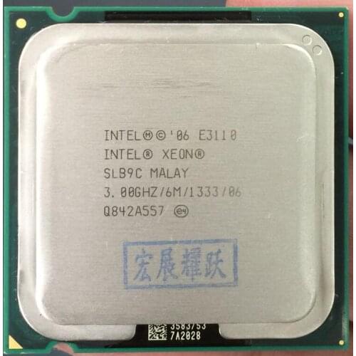 PC computer For Intel Xeon E3110 CPU Processor (3.0Ghz/ 6M /1333GHz) Socket 775 free shipping