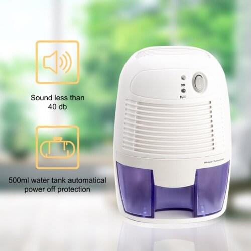 Air Dryer 500ML Mini Semiconductor Dehumidifier EU/US/UK Plug Moisture Absorber Air Dehumidifier For Home Deshumidificador