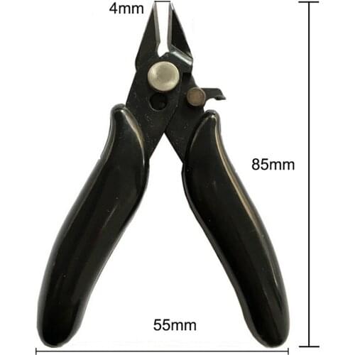 3.5 Inch Mini Wire Cutters Diagonal Pliers Small Soft Cutting Wire Insulation Rubber Handle Model Hand Tool Electronic Pliers