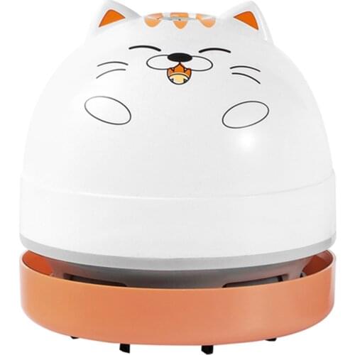 Mini Cleaning Tool Machine Handheld Cleaner Desk Panda Design Flat Sunction Mouth/ USB Operated for Cleaning Desktop Keyboard