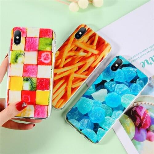 Cute Taste Mulberry Orange Limes Candy Fruit Case For iPhone 5 5s SE 2020 X XR XS Max 6 6s 7 8 Plus Soft Shockproof Back Cover