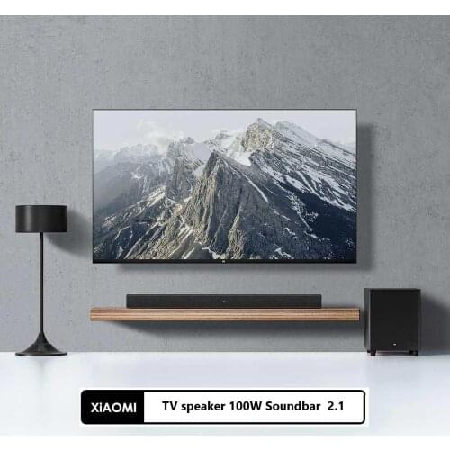 Original xiaomi TV speaker 100W Soundbar 2.1 Bluetooth Speaker 5.0 Home Theater System Surround Sound Box Stereo Bass Subwoofer
