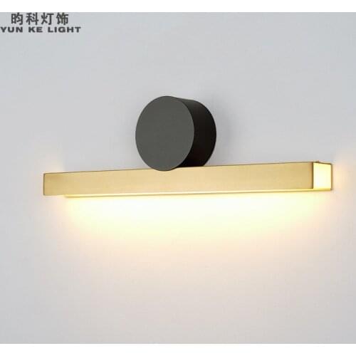 Loft nordice light gooseneck nordic decoration home wood iron bedside living room corridor wall lamp wall lamp