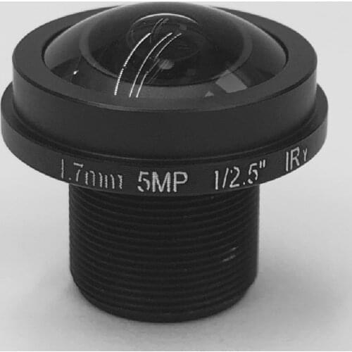 Smart security SL-RY1720BMP 1/2.5" 1.7MM M12X0.5 185 degree CCTV fisheye camera lens for Video surveillance IP camera
