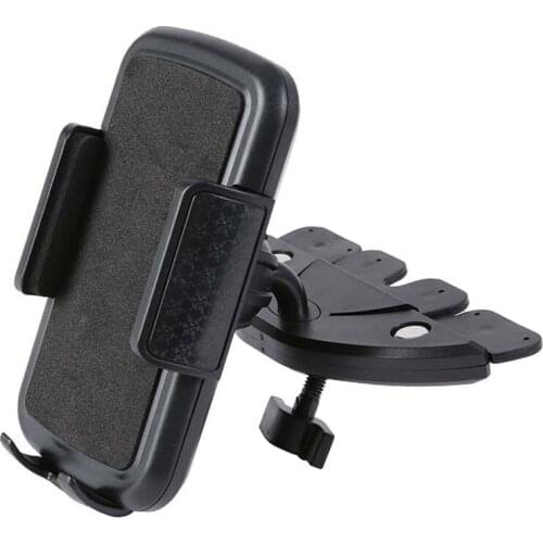 Universal Car CD Slot Fixed Lock Mobile Phone Holder Mount Stand For GPS Tablet Tablet fits devices with width up to 3.7inch