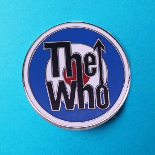 The Who Rock Band Enamel Brooch Pin Backpack Hat Bag Collar Lapel Pins Badges Women Mens Fashion Jewelry Accessories