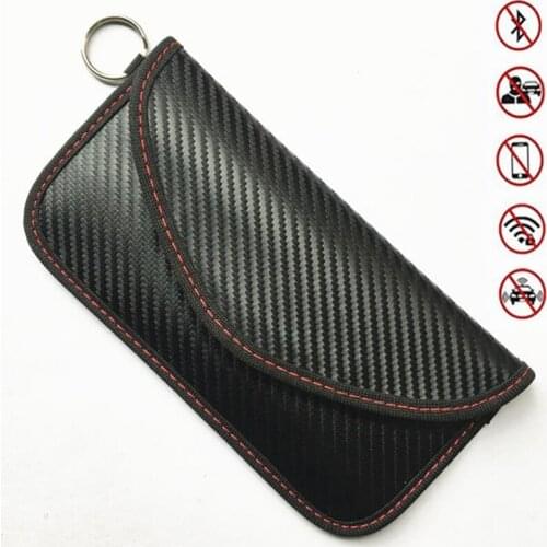 Mobile Phone Signal Shielding Bag Wallet Phone Case Signal Blocking 3 In 1 Shield Cage Pouch Privacy Protection Car Key Bag