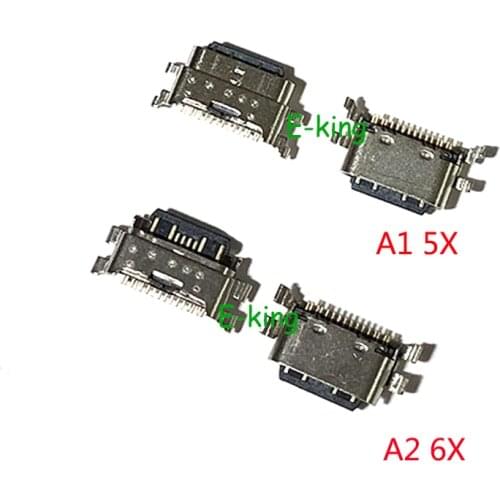 100PCS For Xiaomi Mi 5X 6X A1 A2 A3 Lite CC9E Micro USB Plug Charging Port Connector Socket