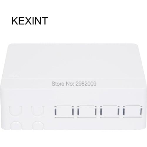 4 Core Splitter Fiber Optic Termination Distribution Box G657A2 FTTH ABS Flame Retardant