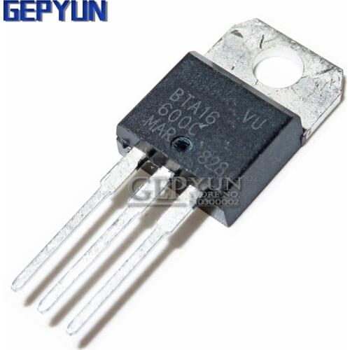 5PCS BTA16-600C BTA16-600 BTA16 Triacs 16 Amp 600 Volt TO-220 Gepyun