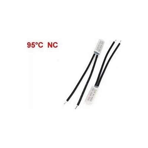 5pcs/lot KSD9700 5A250V 95 Degree Celsius (N.C.) Normally Closed Temperature Switch Thermostat Thermal Protector