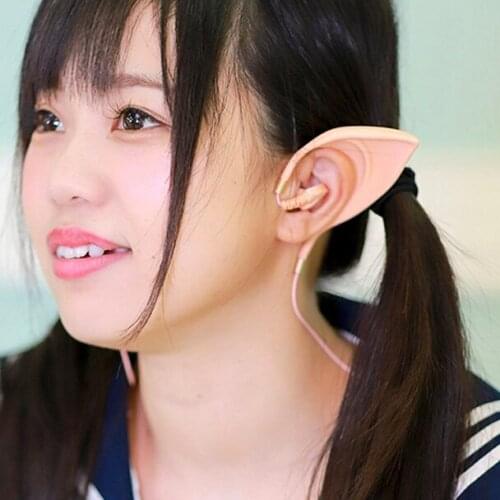 Anime Two-dimensional Cat Ears Elves Hanging Ears Cartoon COS Props Japanese Girls Call Wire Headset