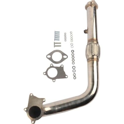 AP03 Passenger Side 2.5" Turbo Downpipe 1993-1997 for Honda Civic DelSol D15/16 B16/18 T3/T4 5 Bolt