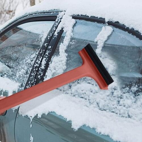 Car Ice Scraper Windshield Ice Breaker Quick Clean Glass Brush Snow Remover Window Winter Snow Shovel Double-ended Scraper Tool