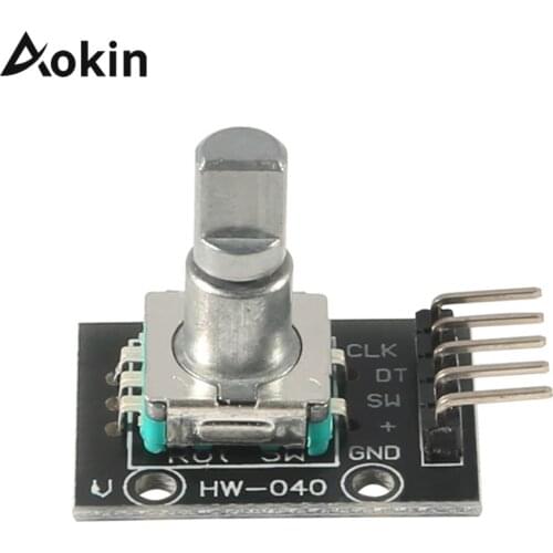 For Arduino 360 Degrees Rotary Encoder Module Compatible Brick Sensor Switch Development Board KY-040 With Pins