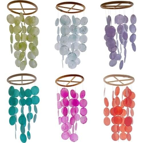 Home Shell Wind Chime Nordic Kids Room Nursery Decoration Hanging Windchimes Wall Pendant Creative Gifts