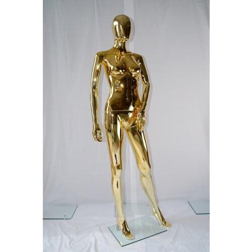 Hot Hot Fashionable Style Female Golden Glittering Mannequin New Hot Sale Female Model Factory Direct Sell