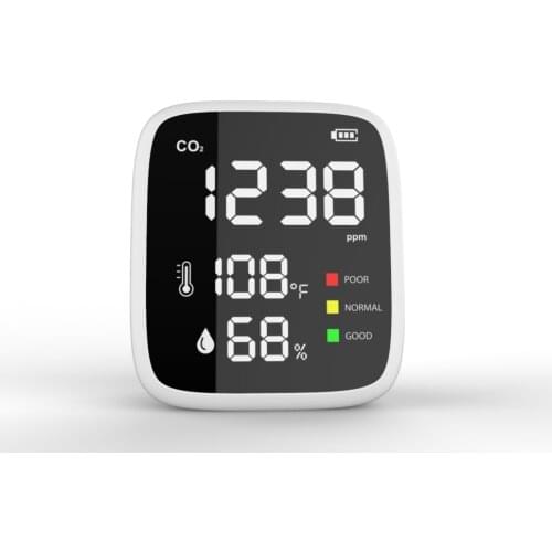 Multifunctional Mini Carbon Dioxide Detector Temperature Humidity Air Quality Monitor Gas Detector PM2.5 CO2 Monitor Meter