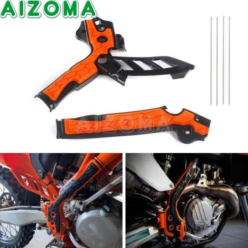 MX Enduro Motorcycle X-Grip Frame Guard Protection Cover For SX SXF XCW XC XCF SXF EXC 125 150 250 300 350 450 500 Dirt Bike