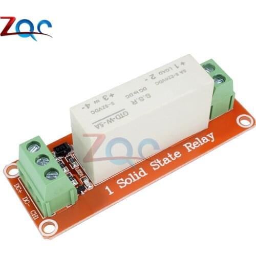 1 Channel SSR Solid State Relay Module High-low Trigger 5A 3-32V For Arduino R3