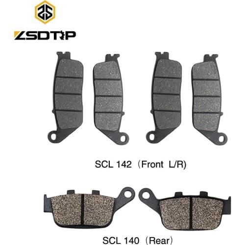 ZSDTRP Motorcycle Front & Rear Pads For Honda CBR650F 2014 2015 KTM Racing Motor