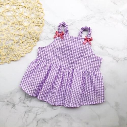 French Bulldog Dress Schnauzer Puppy Summer Pug Spitz Clothes Female Pets Samoyed Puppy Bikini Bichon Dropshipping Pet Costumes