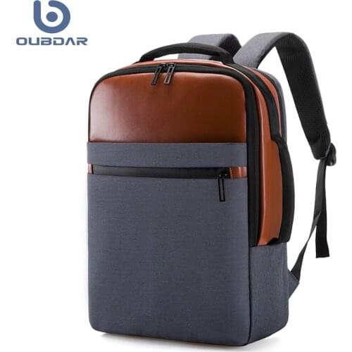 OUBDAR 2021 New Anti Theft Oxford Men Laptop Backpacks School Fashion Travel Male Mochilas Women Schoolbag USB Charging backpack