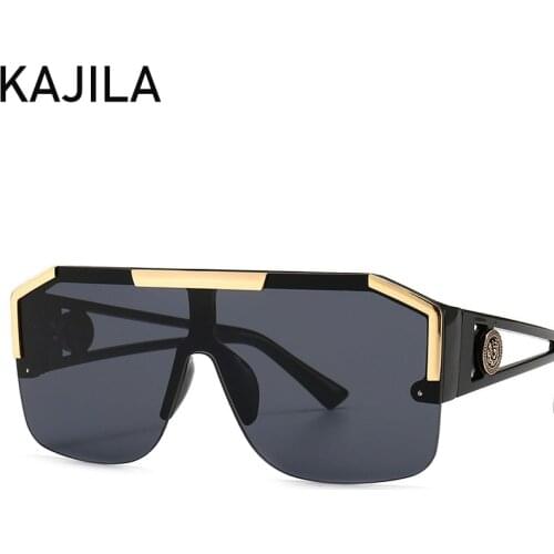 2021 Luxury Brand Oversized Sunglasses Women Big Frame Fashion Square Sun Glasses For Men With A Bag Vintage Sunglass Shades