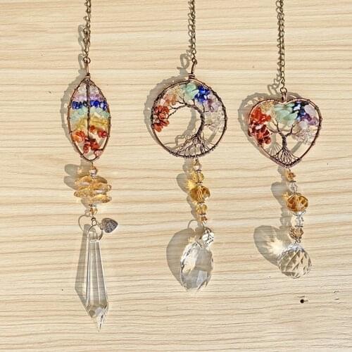 Glass Crystal Ball Prism Rainbow Maker Collection Hanging Wedding Decor Favors