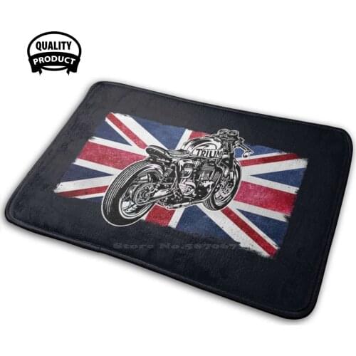 Thruxton 1200 R | Cafe Racer | British Flag Comfortable Door Mat Rug Carpet Cushion Thruxton 1200 R Thruxton Cafe Racer Usa