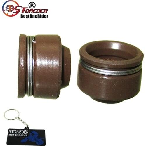 STONEDER Valve Stem Seals For Z190 Zongshen 190cc Zongshen 190cc 2V Z190 Engine ZS1P62YML-2 Pit Dirt Bike