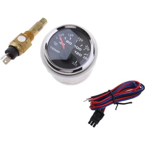 Waterproof Marine Boat Water Temperature Gauge 52 Mm 2 "with